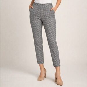 Zara Gingham Ankle Pants